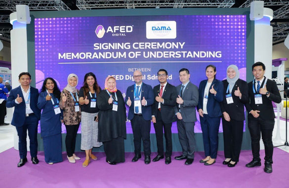 Group photo at the AFED Digital MoU signing ceremony